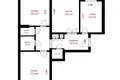 3 room apartment 66 m² Minsk, Belarus
