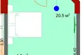 Kawalerka 1 pokój 30 m² Kobuleti, Gruzja