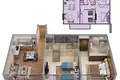 Apartamento 1 habitación 57 m² Dubái, Emiratos Árabes Unidos