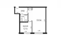 Wohnung 1 zimmer 32 m² Minsk, Belarus