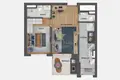 Apartamento 2 habitaciones 60 m² Regiao Imediata de Sao Paulo, Brasil