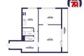 Квартира 2 комнаты 44 м² Солигорск, Беларусь
