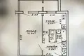 1 room apartment 33 m² Minsk, Belarus