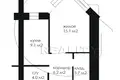 Квартира 1 комната 41 м² Брест, Беларусь