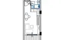 Квартира 1 комната 34 м² Golem, Албания