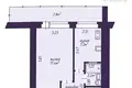 1 room apartment 31 m² Minsk, Belarus