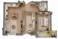 Apartment 63 m² Minsk, Belarus