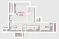 Mieszkanie 3 pokoi 125 m² Mińsk, Białoruś