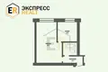 1 room apartment 31 m² Brest, Belarus