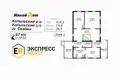 3 bedroom house 104 m² Skabin, Belarus