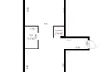 1 room apartment 77 m² Minsk, Belarus