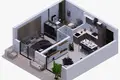 Wohnung 2 zimmer 62 m² Trikomo, Nordzypern