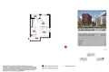 Appartement 29 m² Varsovie, Pologne