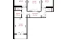 Mieszkanie 3 pokoi 66 m² Mińsk, Białoruś