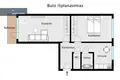 Wohnung 2 zimmer 47 m² Grossteich, Litauen
