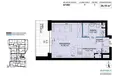 Квартира 1 комната 29 м² Познань, Польша