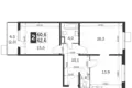 Apartamento 2 habitaciones 62 m² Leninsky District, Rusia
