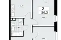 Квартира 2 комнаты 50 м² район Коммунарка, Россия
