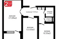 Appartement 2 chambres 49 m² Minsk, Bélarus