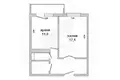 Wohnung 1 zimmer 42 m² Brest, Belarus