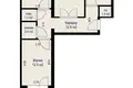 Квартира 3 комнаты 66 м² Минск, Беларусь