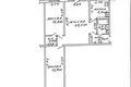 Wohnung 3 zimmer 59 m² Minsk, Belarus