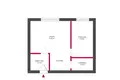 2 room apartment 34 m² Poznan, Poland