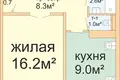 Wohnung 1 zimmer 38 m² Minsk, Belarus