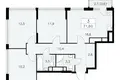 Wohnung 3 zimmer 72 m² Moskau, Russland