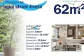 Apartamento 1 habitacion 54 m² Boreti, Montenegro
