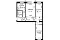 3 bedroom apartment 54 m² Minsk, Belarus