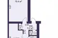 Apartamento 2 habitaciones 46 m² Minsk, Belarús