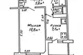 Mieszkanie 1 pokój 35 m² Mińsk, Białoruś