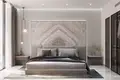 Residential complex New residence Samana Lake Views with swimming pools and lounge areas close to a highway, Production City, Dubai, UAE
