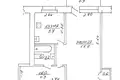 1 room apartment 32 m² Hrodna, Belarus