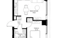 1 room apartment 36 m² Troitsk, Russia