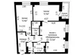 Mieszkanie 3 pokoi 67 m² Mińsk, Białoruś