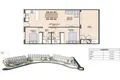 Penthouse z 2 sypialniami 66 m² Finestrat, Hiszpania