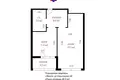 1 room apartment 48 m² Minsk, Belarus