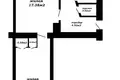 Appartement 2 chambres 45 m² Minsk, Bélarus