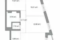 Wohnung 1 zimmer 69 m² Minsk, Belarus