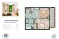 Wohnung 1 zimmer 62 m² Kaliningrad, Russland