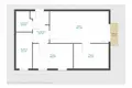3 room apartment 55 m² Poznan, Poland