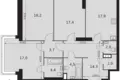 Квартира 3 комнаты 101 м² Москва, Россия
