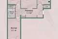 Квартира 3 комнаты 64 м² Минск, Беларусь