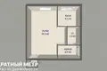 1 room apartment 31 m² Minsk, Belarus