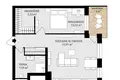 2 room apartment 58 m² Vilnius, Lithuania