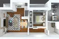 Apartamento 1 habitacion 48 m² Skaljari, Montenegro