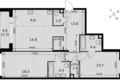 Appartement 3 chambres 84 m² Moscou, Russie