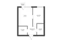 2 room apartment 36 m² in Warsaw, Poland